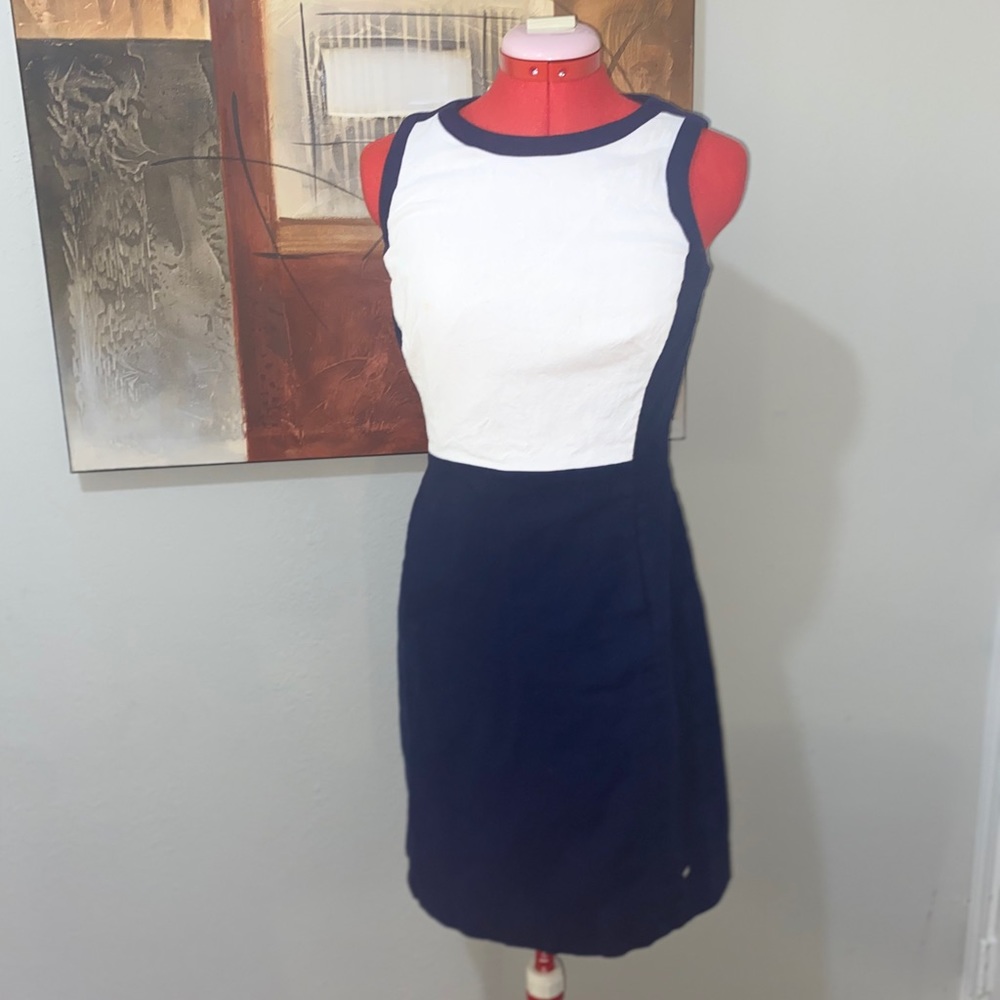White and Navy Tommy Hilfiger Dress